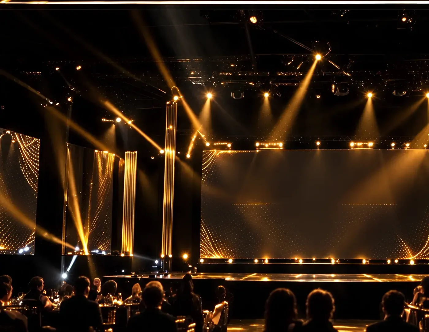 Pantalla principal de una categoría en el escenario de Premios Truker