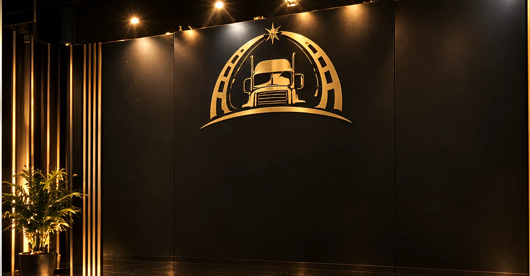 Photocall del Red Carpet con el logo de Premios Truker
